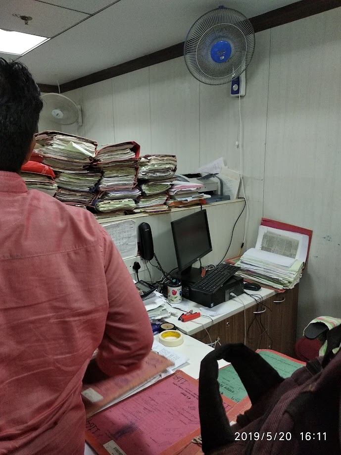 Files stacked in CIDCO office Belapur